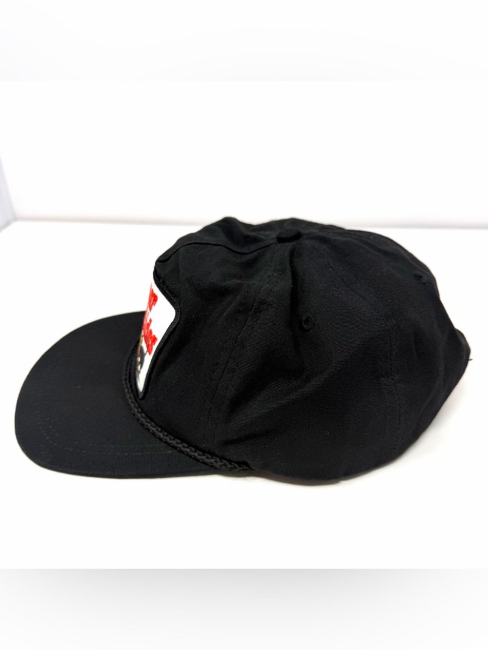 Wiener Rides 25¢ Cents Retro Vintage Style Trucker Rope Hat Snapback Cap Black - Picture 3 of 7